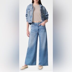 rag & bone Miramar Sofie Cotton-Terry Ankle Jeans size 28 color Minette